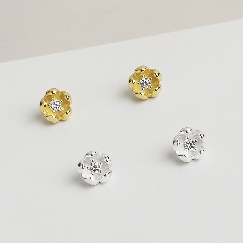 Jewelry Making In La - 925 Sterling Silver Mini Flower Charm