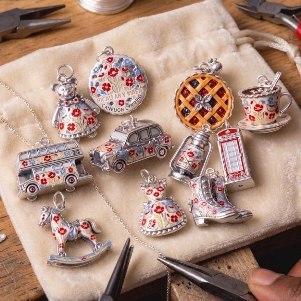 Stainless Steel Cartoon Pendan - Jewelry Making London recension och pris