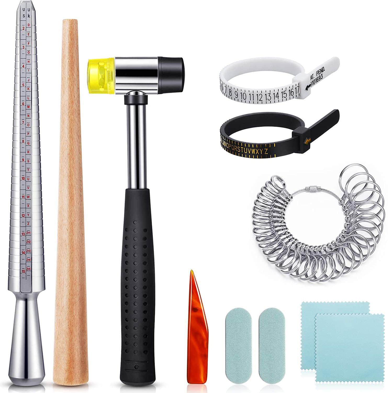 11 Pieces Of US UK Ring Mandre - Jewelry Making Machines recension och pris
